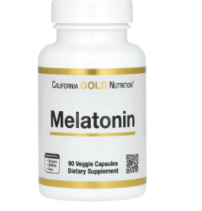 California Gold Nutrition Melatonine 3 mg, 90 capsules