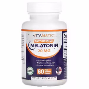 Vitamatic Melatonine 20 mg , 60 comprimés